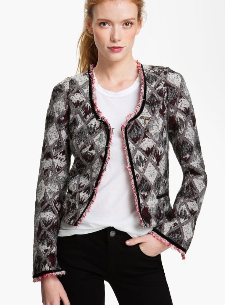 Maison Scotch Argyle Blazer Jacket